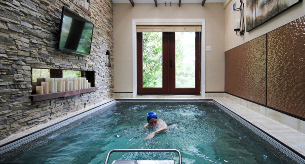 Endless Pools, Performance, installation inomhus