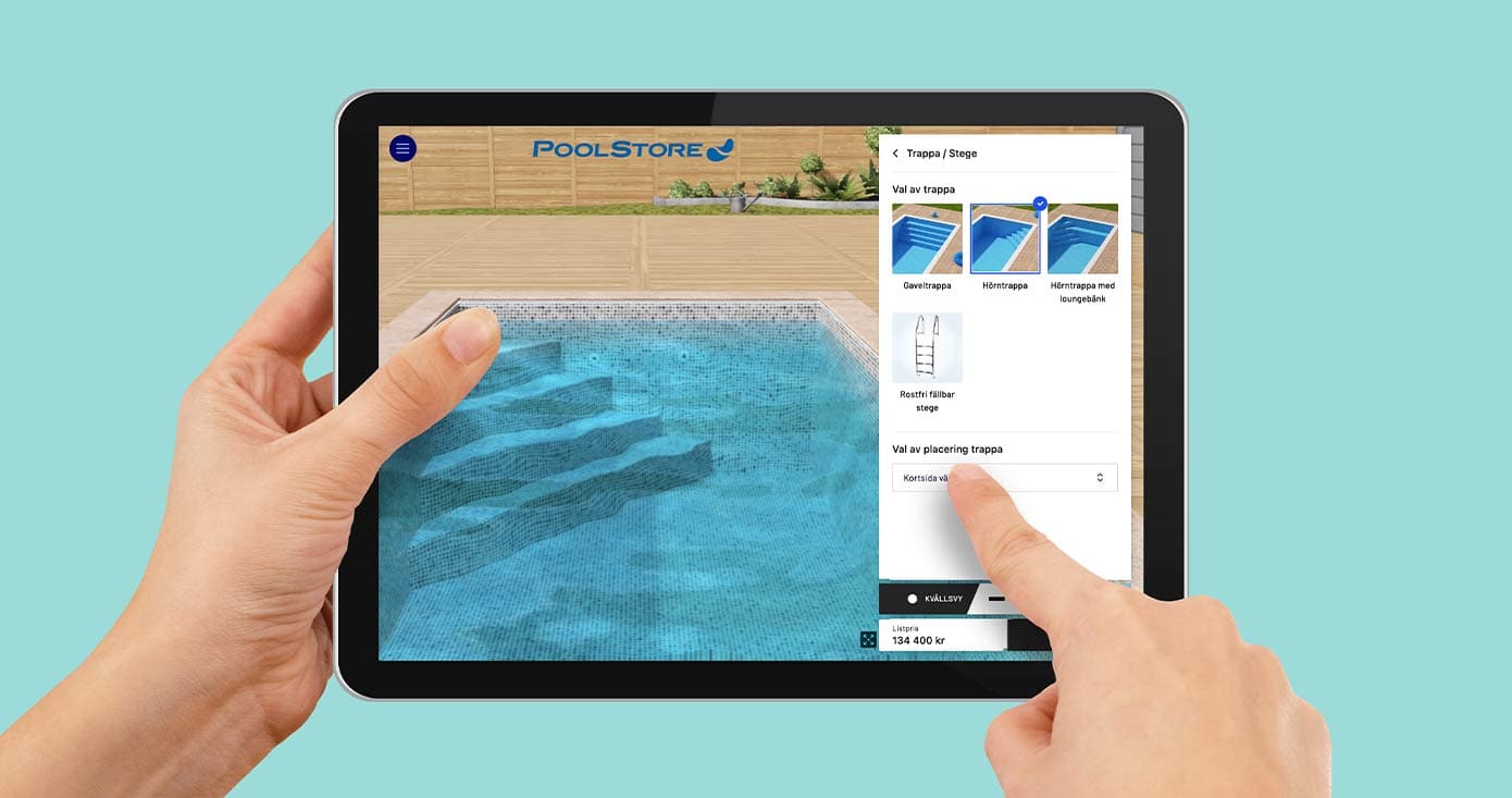 Poolplaneraren i en padda