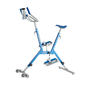 Motionscykel som används i swimspa